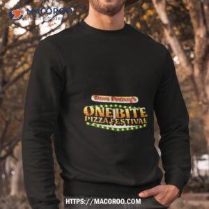 dave portnoy one bite pizza festival shirt sweatshirt