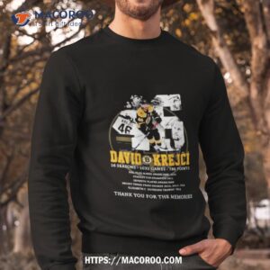 david krejci 16 seasons 1032 games 786 points thank you for the memories shirt sweatshirt
