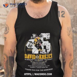 david krejci 16 seasons 1032 games 786 points thank you for the memories shirt tank top