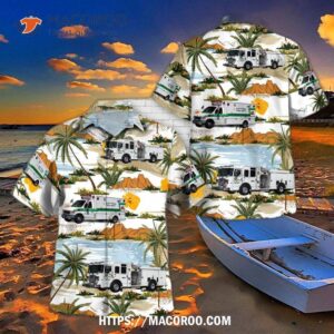 Day  Fair Haven Fire Departt Station 13-1, New Jersey, Hawaiian Shirt Day