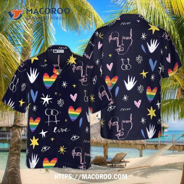 Day  Happy Lgbt Hawaiian Shirt Day