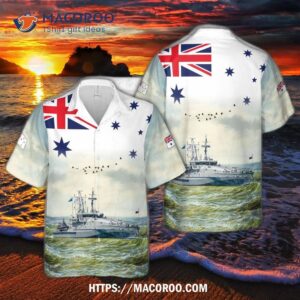 Day  The Royal Australian Navy Armidale-class Patrol Boat Hmas Broome (acpb 90) Celebrated Hawaiian Shirt Day.