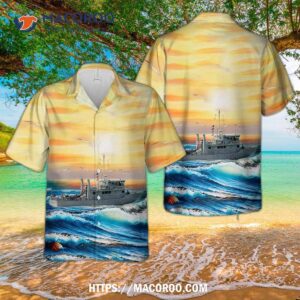 Day  The Royal New Zealand Navy’s Hmnzs Kiwi (p3554), A Moa-class Patrol Boat, Celebrated Hawaiian Shirt Day.