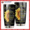 Dear Daughter Sunflower Stainless Steel Tumbler