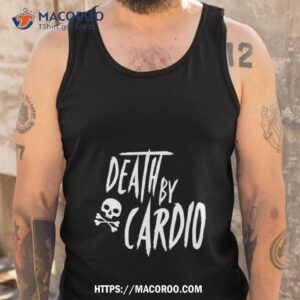 death by cardio halloween shirt tank top