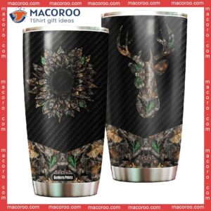 deer hunting stainless steel tumbler 0