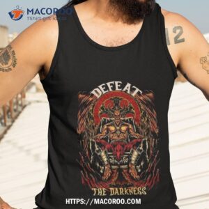 defeat the darkness halloween giant monsters dark 2023 shirt tank top 3