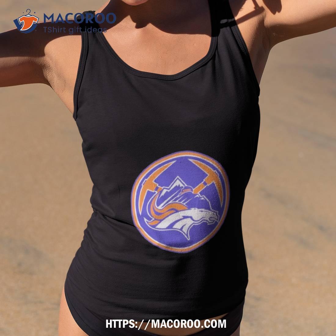 Denver Broncos Nuggets Mash Up Logo News 2023 Shirt Tank Top 2