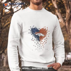 denver broncos tiny heart shape 2023 shirt sweatshirt