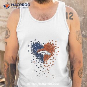 denver broncos tiny heart shape 2023 shirt tank top