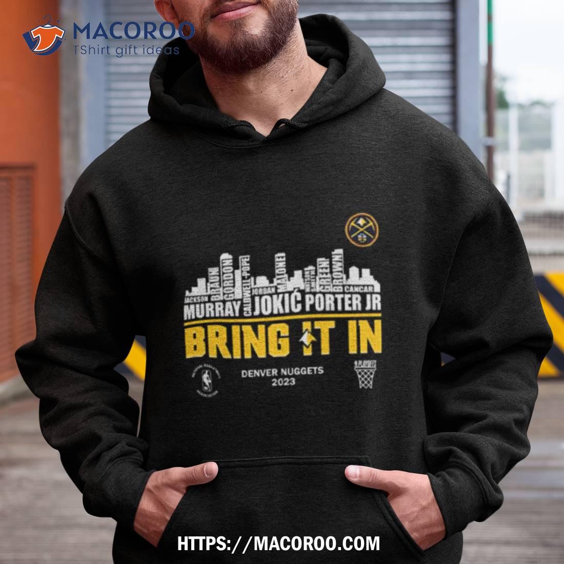 Nuggets 2025 skyline hoodie