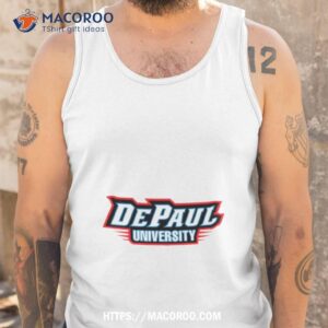 depaul university logo shirt tank top