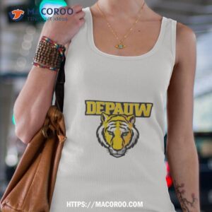 depauw university logo shirt tank top 4