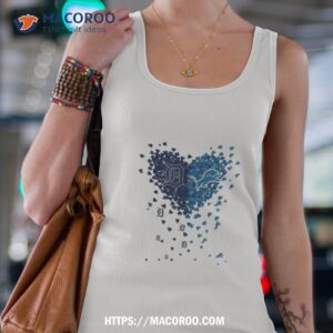 detroit tigers detroit lions tiny heart shape 2023 shirt tank top 4