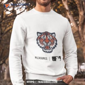 detroit tigers x pleasures mascot 2023 shirt sweatshirt