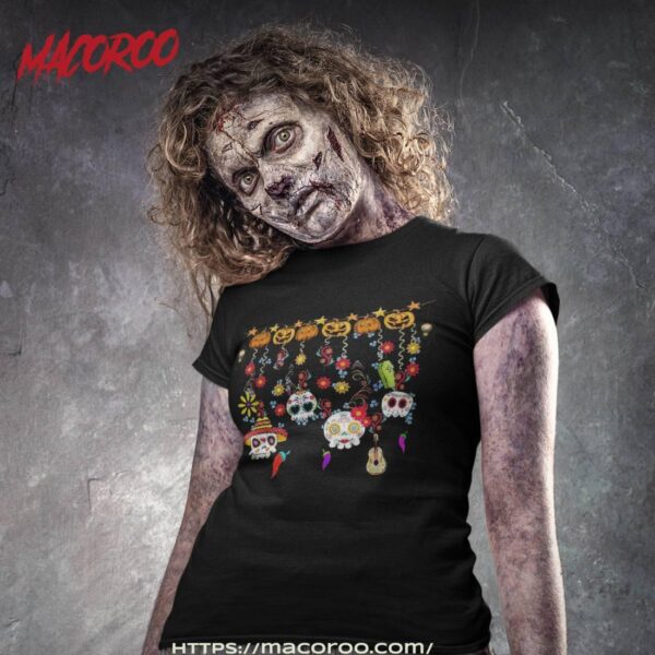 Dia De Los Muertos, Day Of The Dead, Halloween Skull Ghost Shirt, Halloween Skull