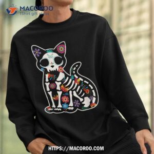 dia de los muertos shirts scary sugar cat skull halloween shirt skeleton masks sweatshirt