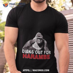 dicks out for harambe 2023 shirt tshirt