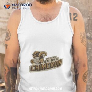 dimension 20 chimeron eat trash beat trash shirt tank top