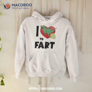 dinosaur i heart to farshirt hoodie