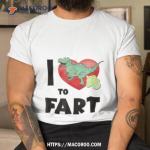 dinosaur i heart to farshirt tshirt
