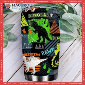 dinosaur jurassic parkstainless steel tumbler 1