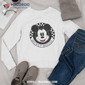disney mickey and friends mouse checkerboard circle shirt halloween gift ideas sweatshirt