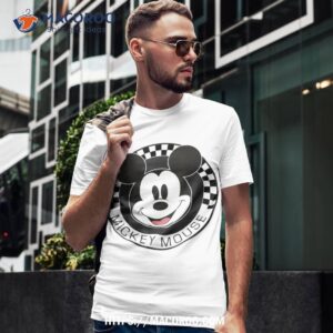 disney mickey and friends mouse checkerboard circle shirt halloween gift ideas tshirt