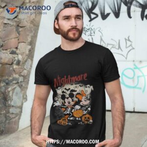 disney mickey and minnie mouse nightmare on main street wish you were here halloween 2023 shirt tshirt 3