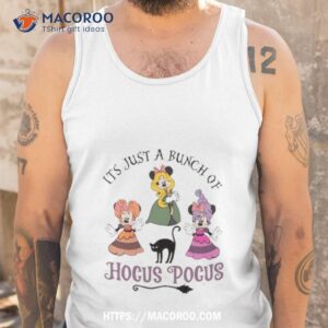 disney mickey its just a bunch of hocus pocus halloween shirt tank top
