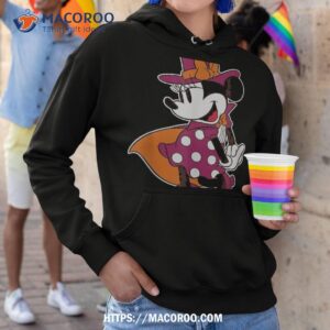 disney minnie mouse in witch costume halloween shirt hoodie
