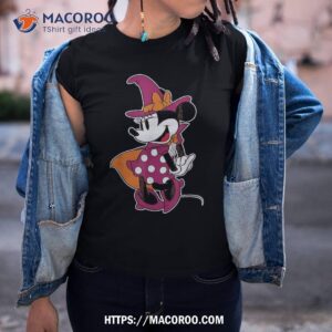 disney minnie mouse in witch costume halloween shirt tshirt