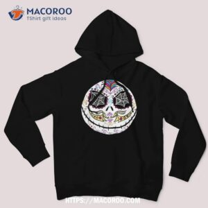 disney the nightmare before christmas jack sugar skull shirt spooky scary skeletons hoodie