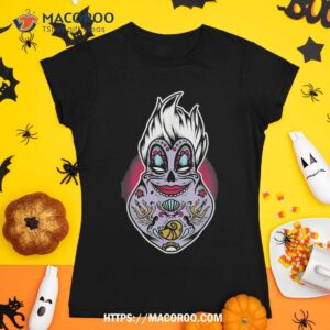 disney villains halloween ursula sugar skull shirt spooky scary skeletons tshirt 1