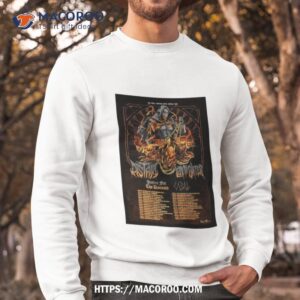 distant and left to suffer north america tour 2023 art poster design shirt sweatshirt