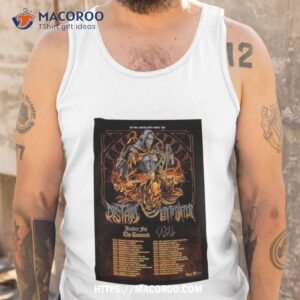 distant and left to suffer north america tour 2023 art poster design shirt tank top