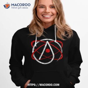 Distressed Atheist Atom Atheism Shirt