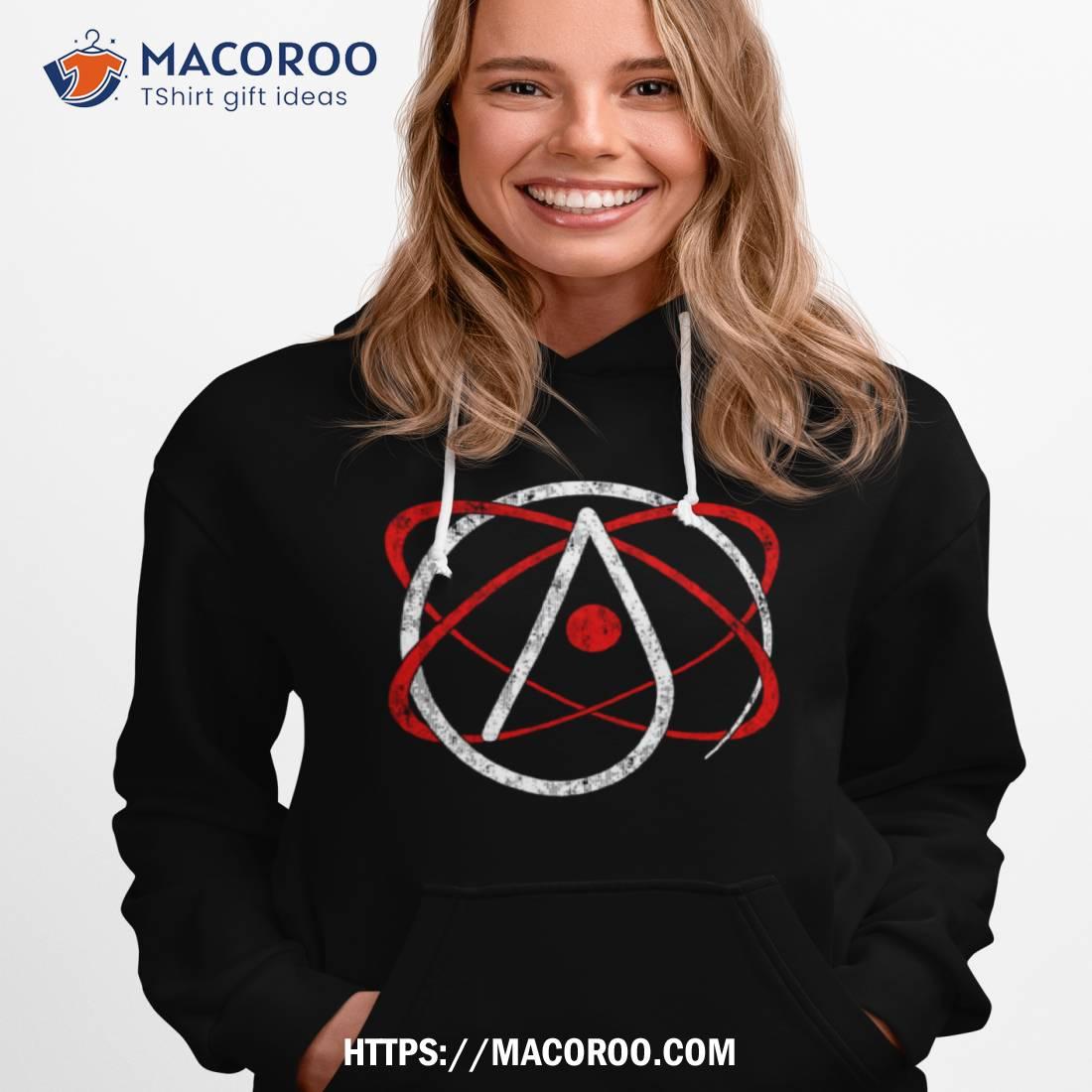 Distressed Atheist Atom Atheism Shirt Distressed Atheist Atom Atheism Shirt