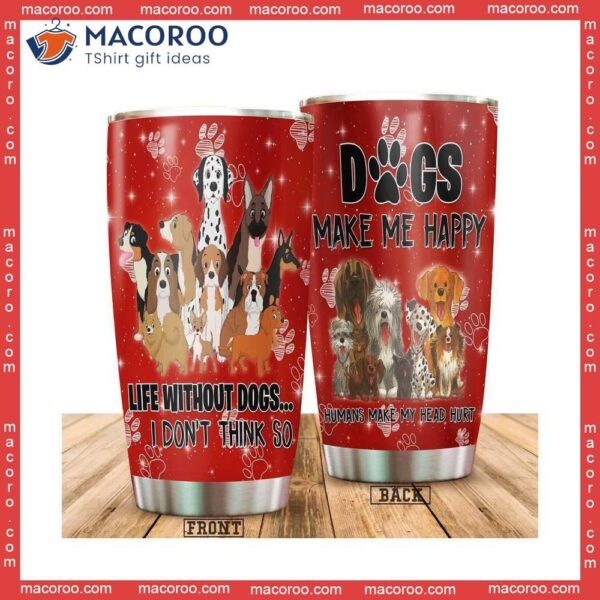 Dog Lover Stainless Steel Tumbler