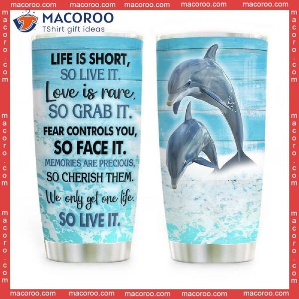 Dolphin Stainless Steel Tumbler