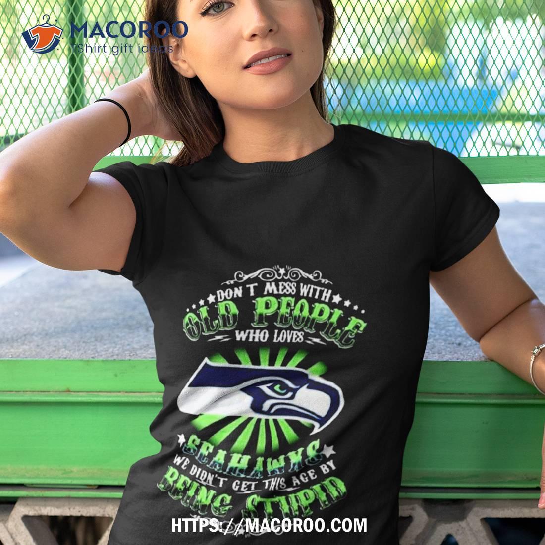 Seattle Seahawks Classic  Retro Seattle Seahawks T-Shirt – HOMAGE