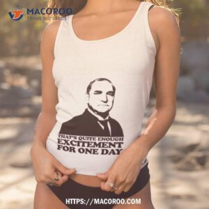 Downton Abbey Carson Excitement Tshirt