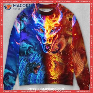 dragon love life amazing style sweater mens christmas sweatshirt 2