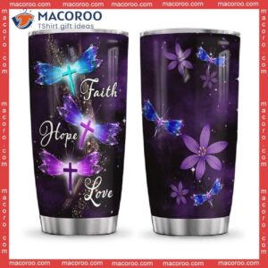 Dragonfly Faith Stainless Steel Tumbler