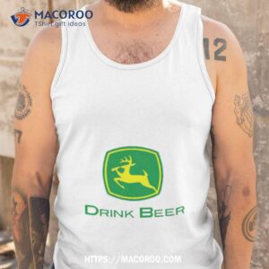 drink beere logo shirt tank top