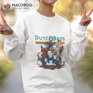 dutch bros coffee top killers halloween shirt sweatshirt 2