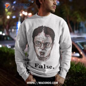 dwight schrute false shirt sweatshirt