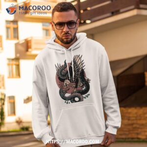 Eagle Versus Snake Traditional Tattoo Halloween Shirt