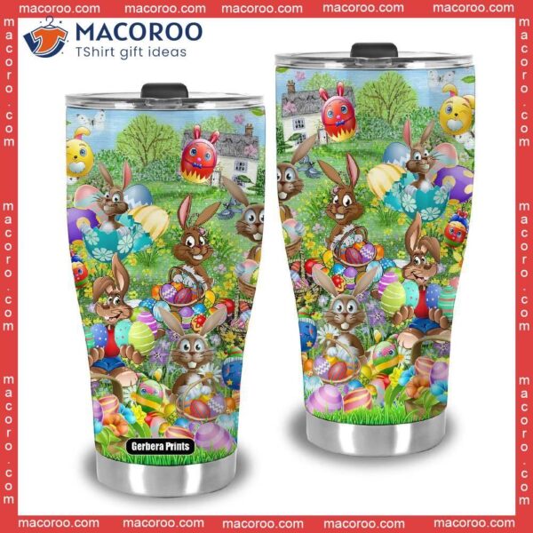 Easter Day Rabbit Egg Stainless Steel Tumbler