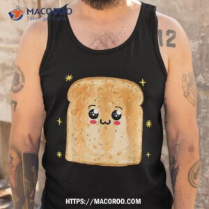 easy diy kawaii bread toast halloween costumes adults kids shirt halloween treat gifts tank top